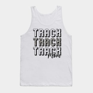 Track Mom Mother's Day Leopard Gift Gift For Women Tank Top